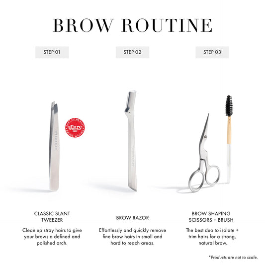 Opulent Shears Arcé Brow Scissors & Grooming Brush